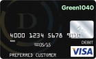 Green 1040 tax refund card
