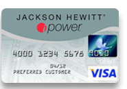 jackson Hewitt prepaid debit ipower card